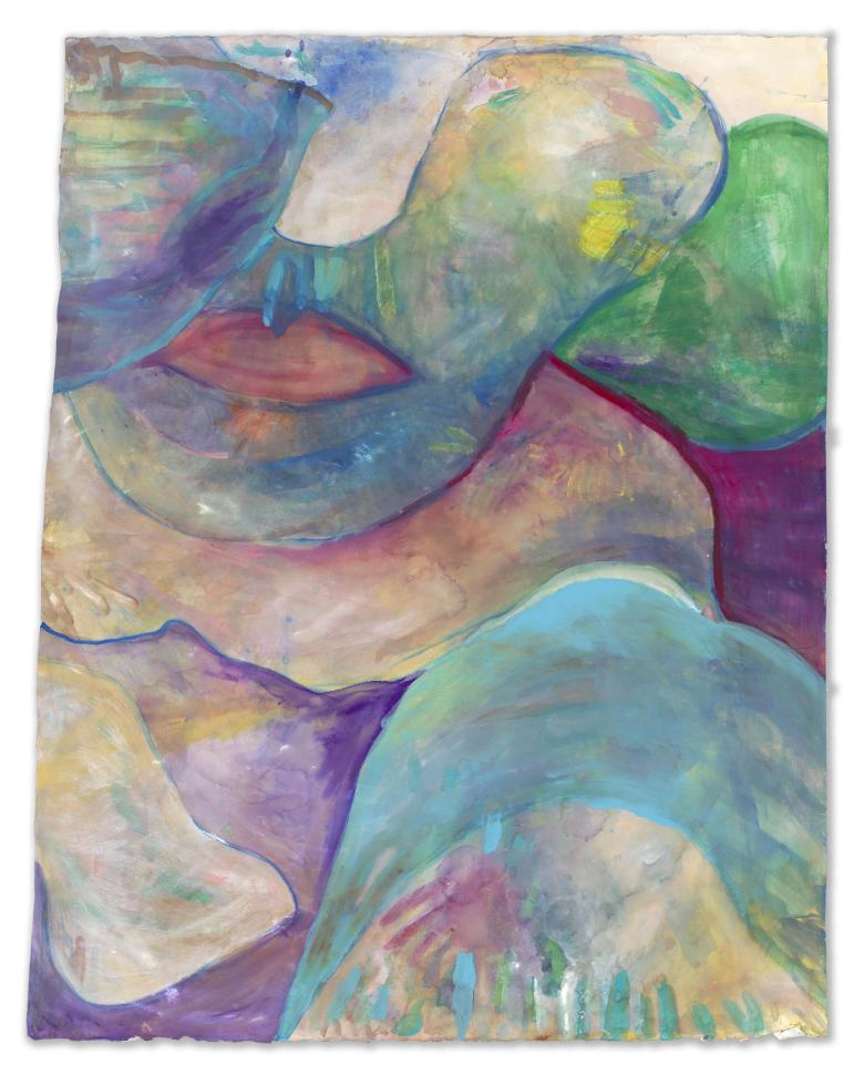Mixed media on artist paper, 44.5 x 33.7 in (112 x 86 cm). Fig. 008