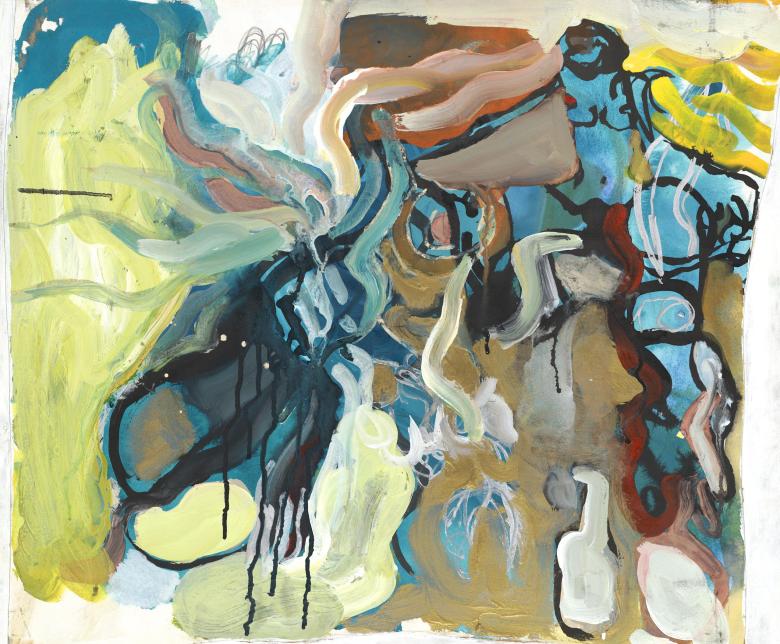 Eset. Gouache, sumi ink, aper, graphite on artist paper. 18.3 x 22 (46 x 56 cm) . Fig. 179