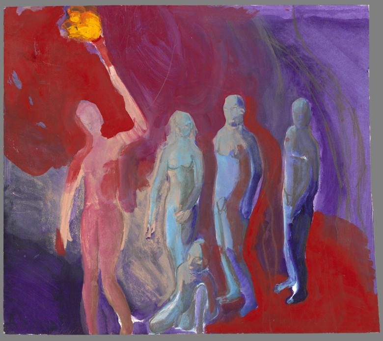 Acrylic and pastel on paper, 18 x 20 in. (46 x 51 cm). Fig. 063