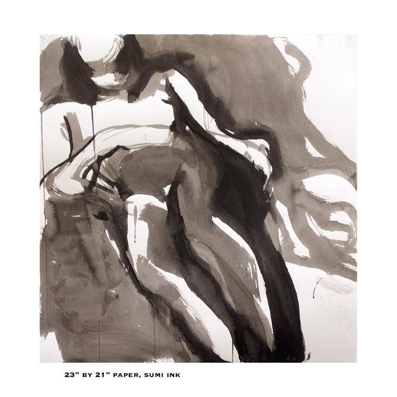 Woman. Ink on high acid-free art paper. 23 x 21 in (59 x 53 cm). Fig. 297