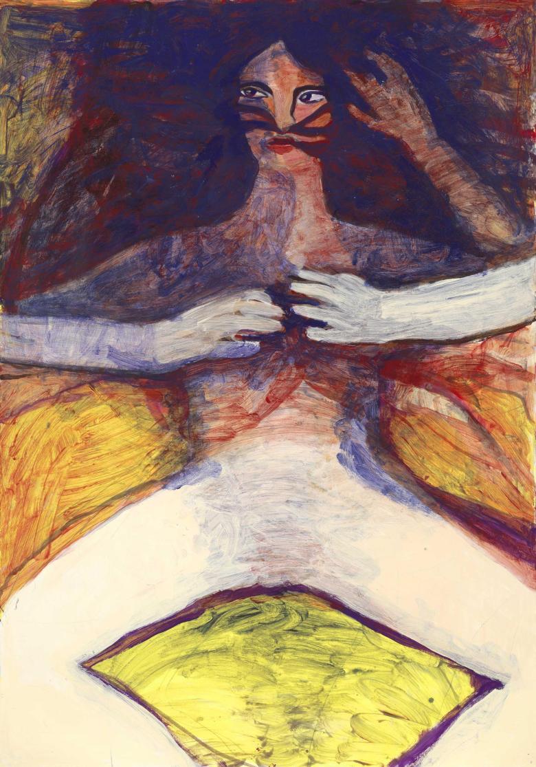 Acrylic on high quality acid-free art paper, 27.7 x 39.7 in (70.5 x 100.5) cm. Fig. 055