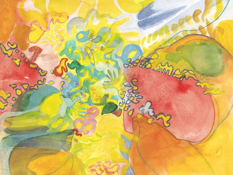 Watercolor and ink on high quality acid-free art paper, 9 x12 in (22.5 x 30.5 cm). Fig. 189