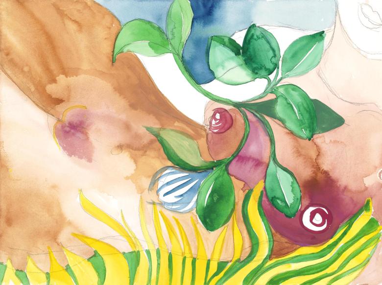 Watercolor and pencil on high quality acid-free art paper, 10.5 x14.5 in (27x 36.5 cm). Fig. 234