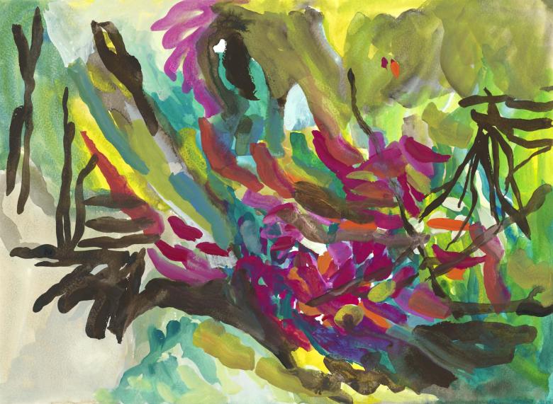 Gouache on high quality art paper, 11 x 15 in (27.6 x 38 cm). Fig. 096