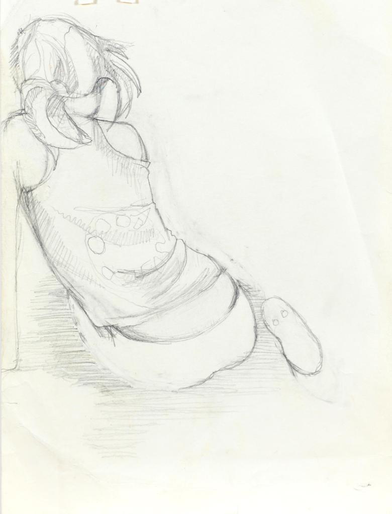 Ariane. Pencil on paper. 9.7 x 7 in (24.5 x 17.5 cm). Fig. 105