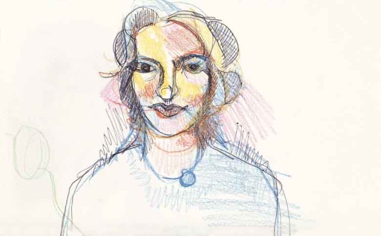 Carmen. Pencil and marker on artist paper. 5 x 8 in (13 x 20.5 cm). Fig. 149